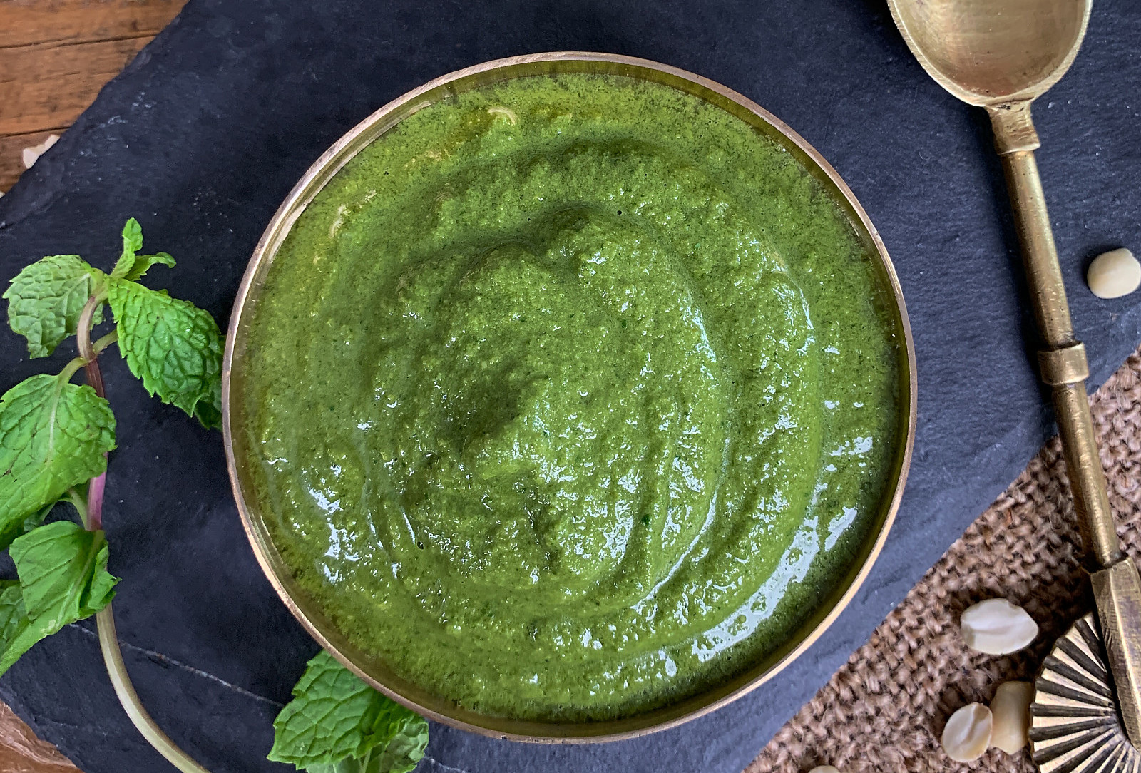 Green chutney recipe image